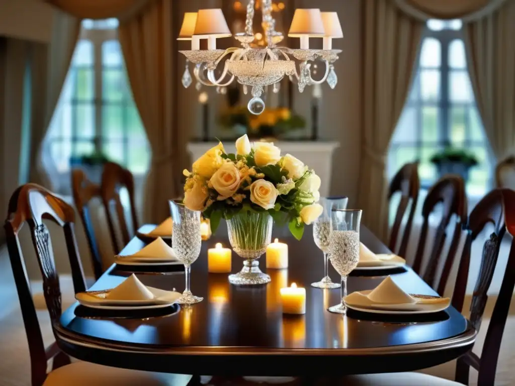 Cena gourmet en un elegante comedor Cena gourmet en un elegante comedor con amigos y familiares - Planificación de jubilación para cocineros gourmet