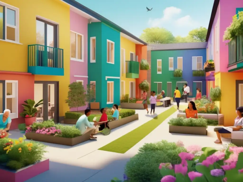 Comunidad cooperativa: Vida activa y feliz Comunidad cooperativa de vivienda y jubilación feliz con encanto y camaradería