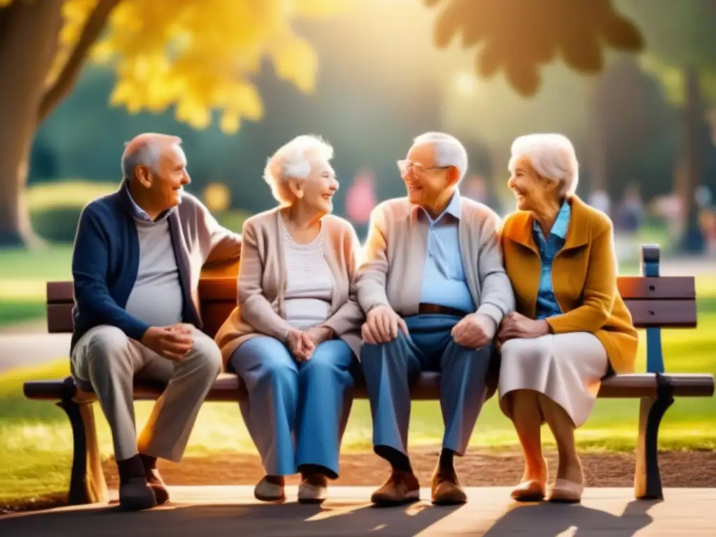 Familia disfrutando en el parque con amor Familia feliz en el parque - Planificación de jubilación intergeneracional