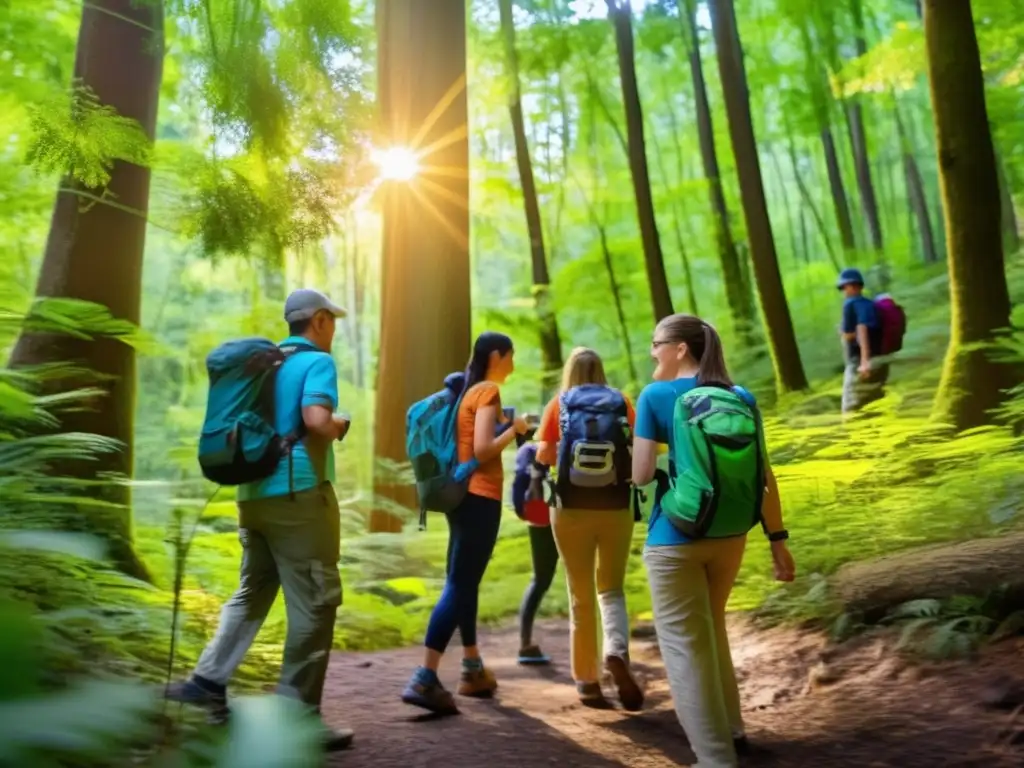 Grupo buscadores de tesoros en el bosque - Planificación financiera para el retiro