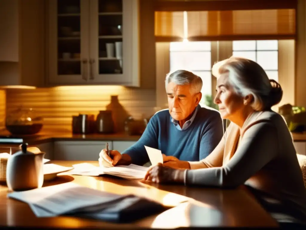 Pareja de ancianos preocupados por sus finanzas Leyes de jubilación en crisis: cómo prepararte para lo inesperado