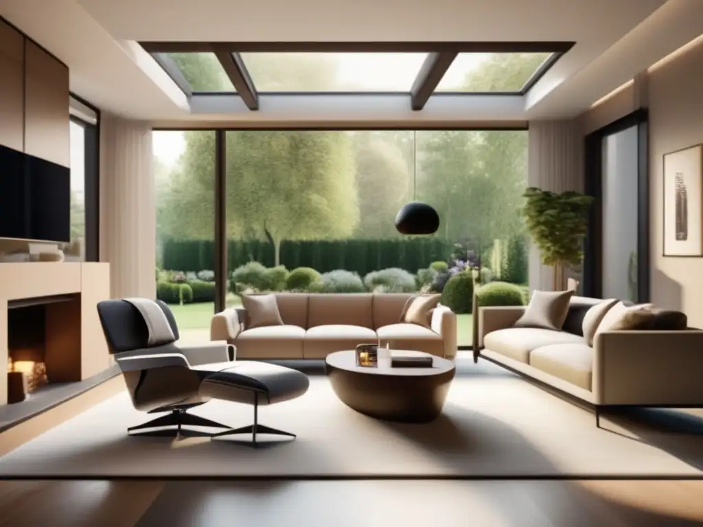 Salón acogedor con muebles ergonómicos Mobiliario ergonómico para una jubilación confortable