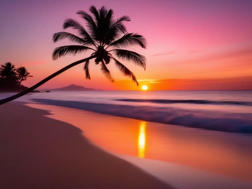 Playa serena al atardecer Oportunidades de inversión para jubilación segura en playa al atardecer