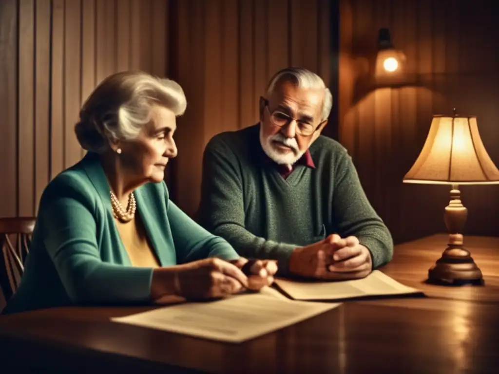 Pareja mayor preparándose para retiro Pareja mayor preparándose para retiro en crisis: Leyes de jubilación y lo inesperado