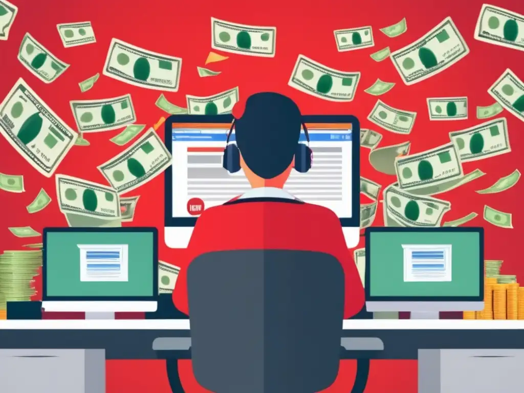Protege tus ahorros de fraudes online Persona preocupada protegiendo ahorros jubilación de fraudes en línea
