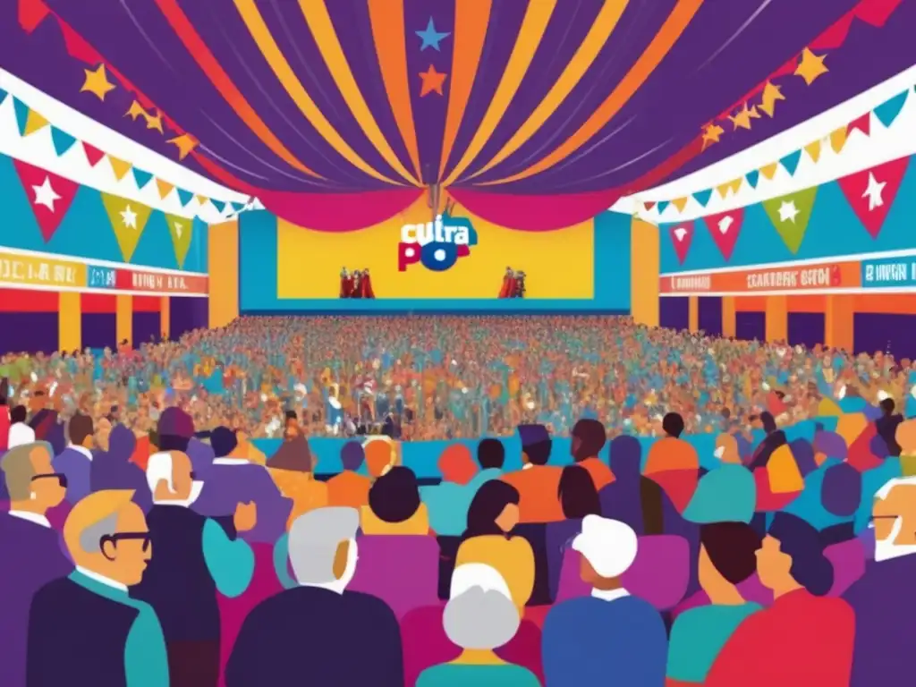 Convención de cultura pop para jubilados: diversión y pasión Convención cultura pop: jubilados amantes, sepiatono, vibrante, entusiasmo, inclusividad