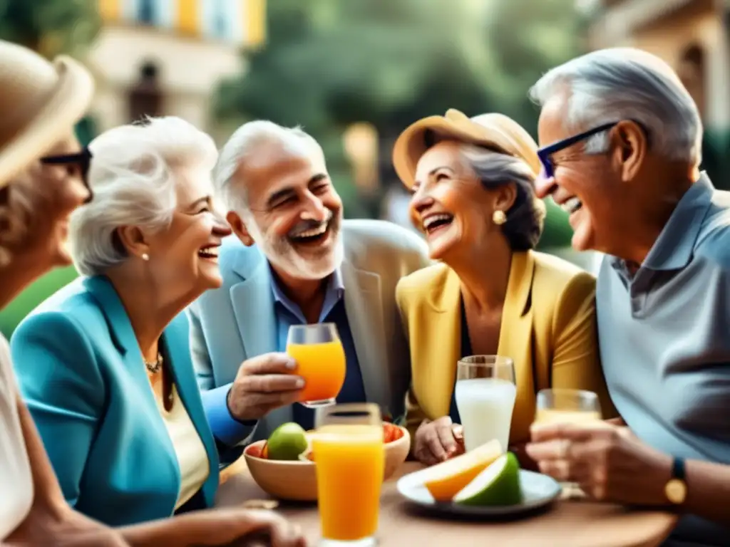 Retirados disfrutando de la vida Retirados disfrutan de actividades sociales en parque - Planificación de jubilación personalizada